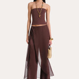 Jackie Satin Wrap Pants