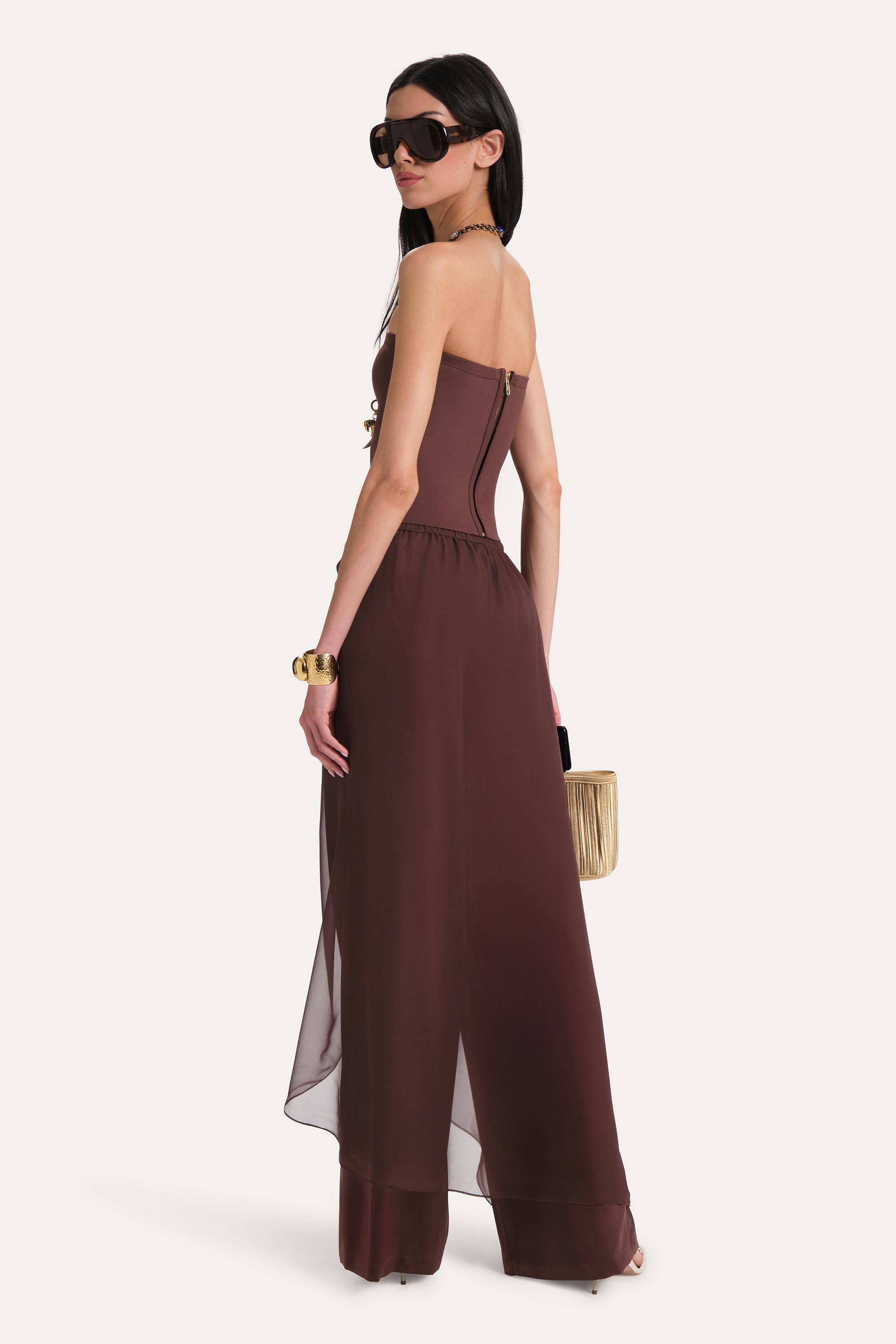 Jackie Satin Wrap Pants