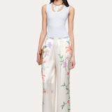 Frances Floral Silk Pant