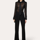 Burnout Tie Button Down