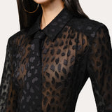 Burnout Tie Button Down