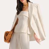 Linda Linen Foldover Top