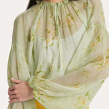 Messa Silk Chiffon Blouse