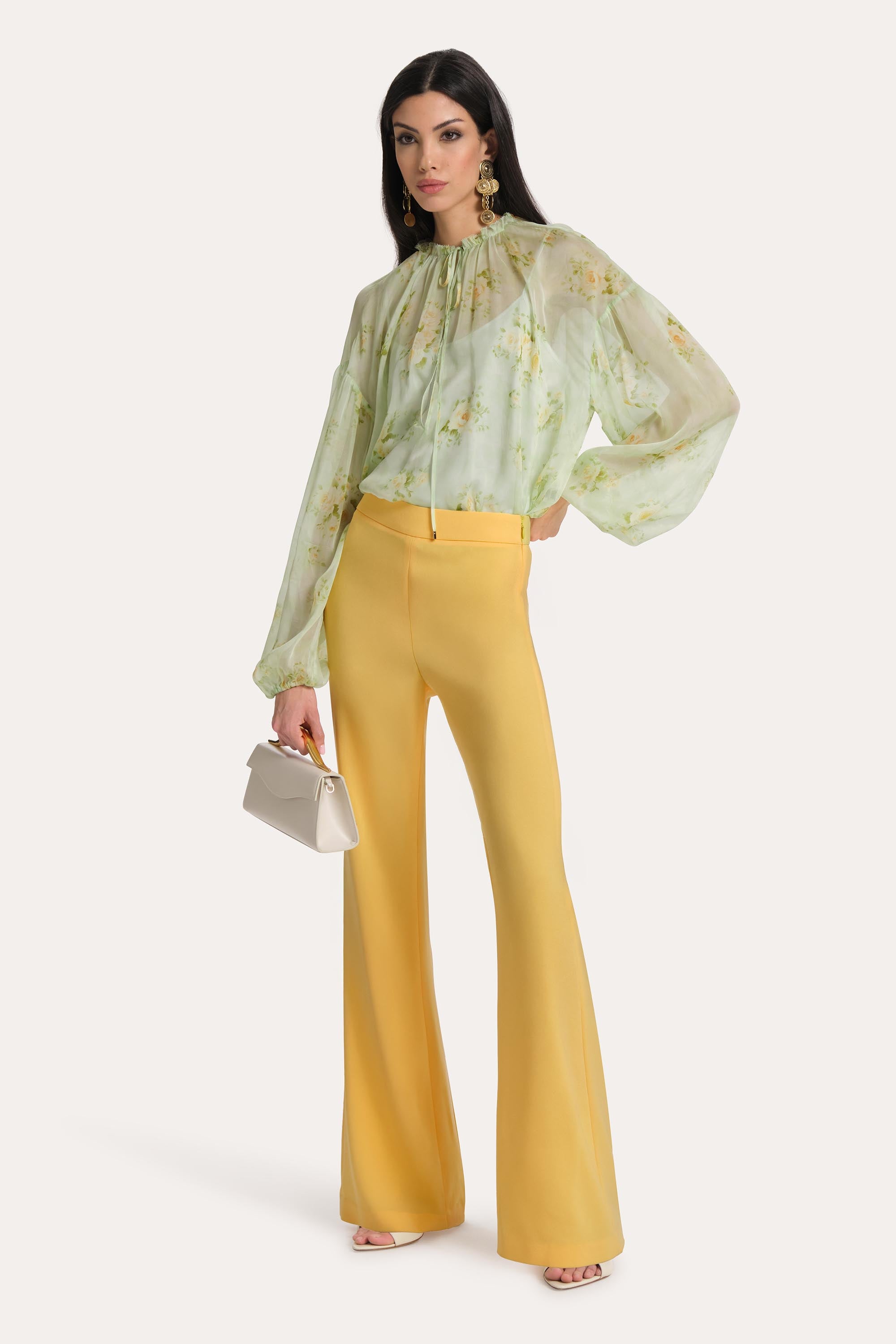 Messa Silk Chiffon Blouse