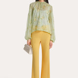 Messa Silk Chiffon Blouse