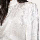 Silk Jacquard Blouse