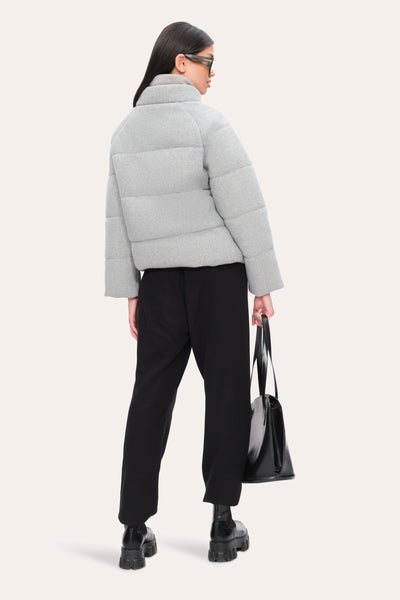 Tahari Knit Down Jacket Image 3