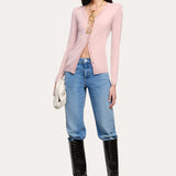 Cara Silk Wool Cardigan