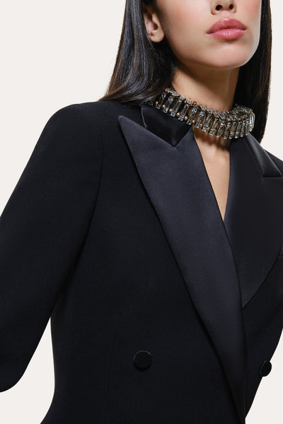 Roxy Japanese Crepe Tuxedo Jacket