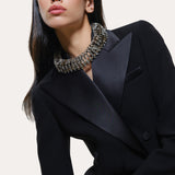 Roxy Japanese Crepe Tuxedo Jacket