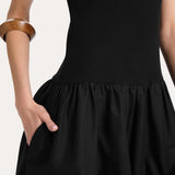 Esme Cotton Poplin Ribbed Dress