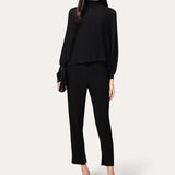 Overlay Two Piece Tube Top Sweater