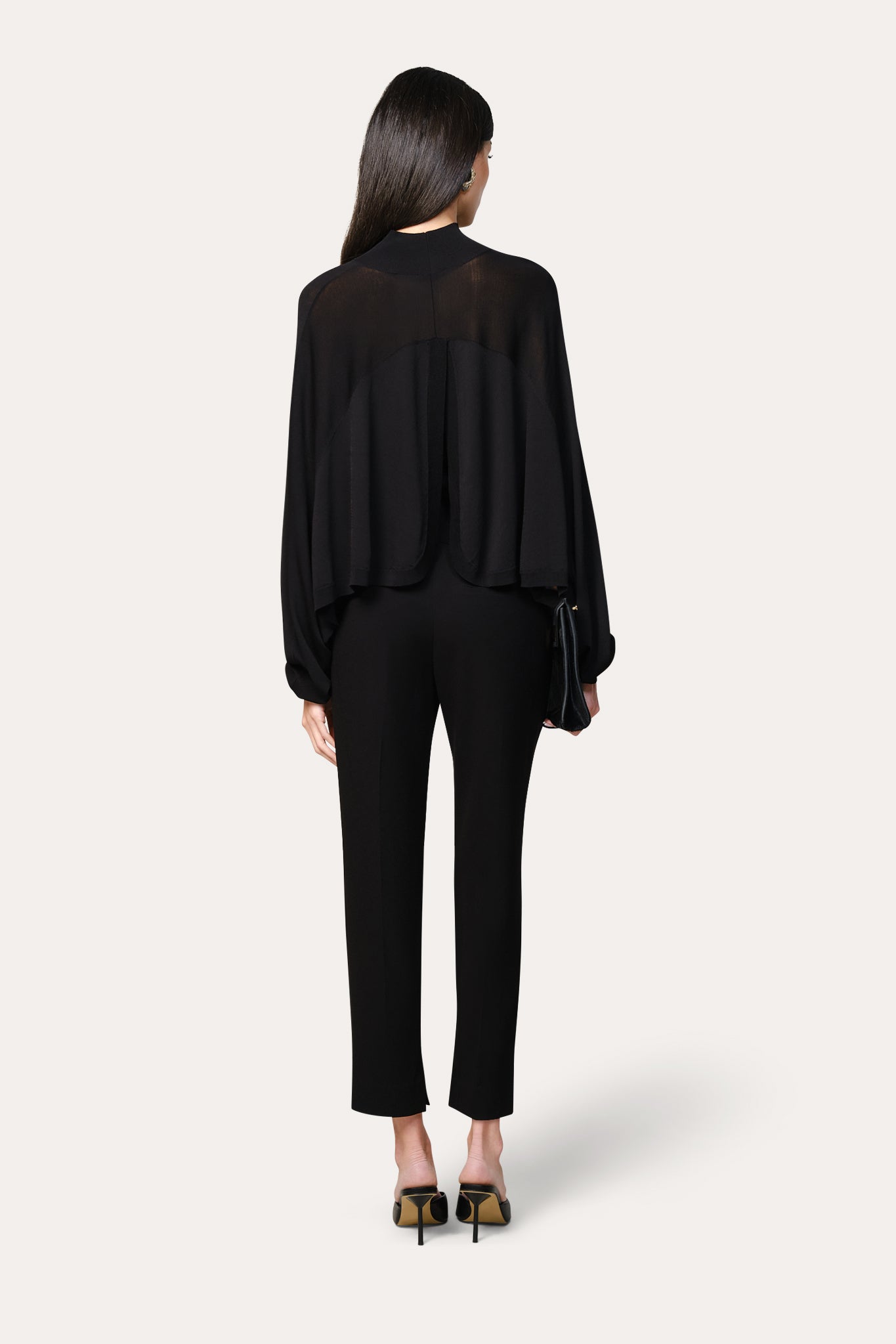 Overlay Two Piece Tube Top Sweater