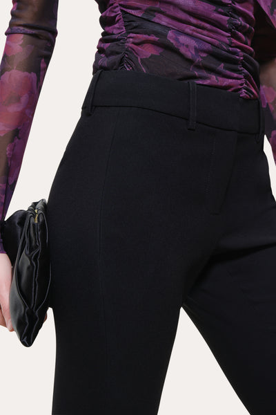 Shannon Japanese Crepe Fit-and-Flare Pant