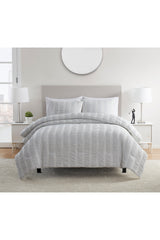Monotone Stripe 3-Piece Comforter Set, King
