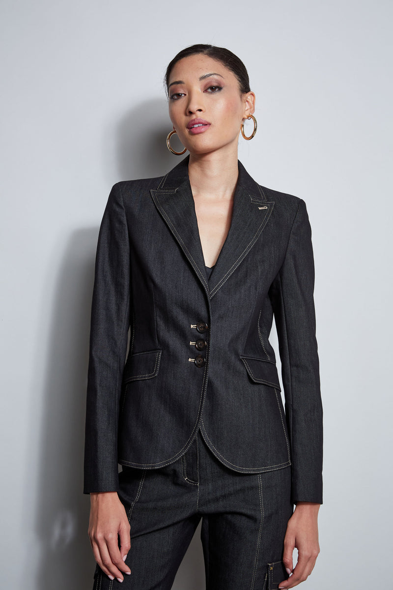 Women's 3 button clearance blazer