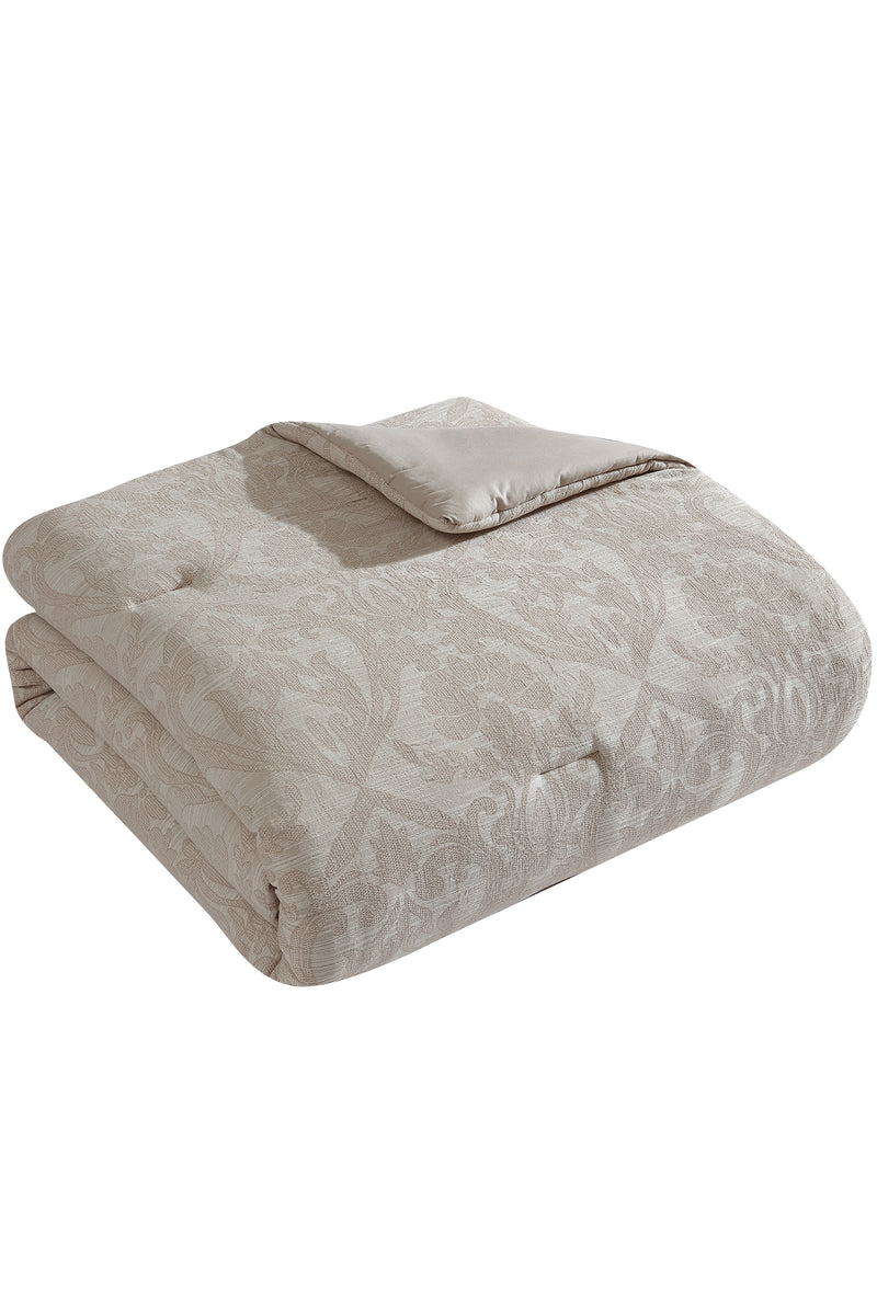 Tahari Jacquard Damask Cotton Comforter Set, King