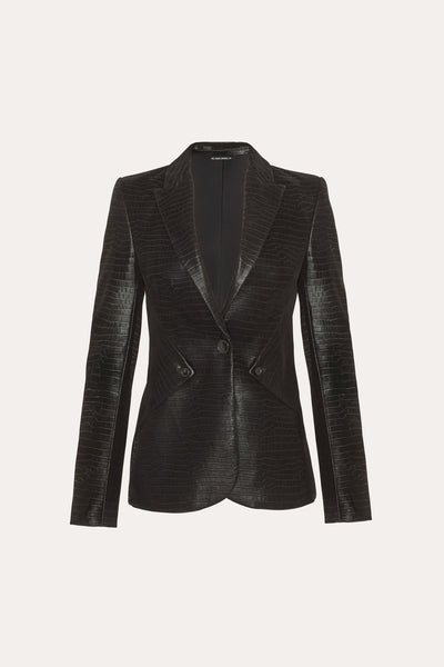 Crocodile Panel Blazer Image 1