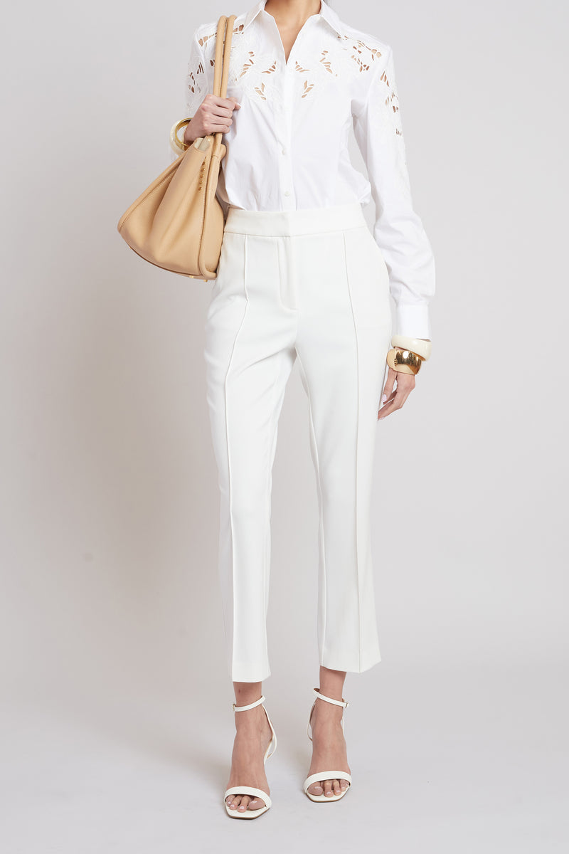 Micro Flare Crepe Pant