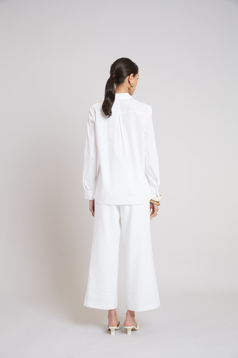 Embroidered Cotton Shirt