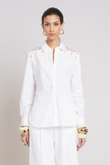 Embroidered Cotton Shirt