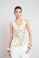 Silk Cascade Top