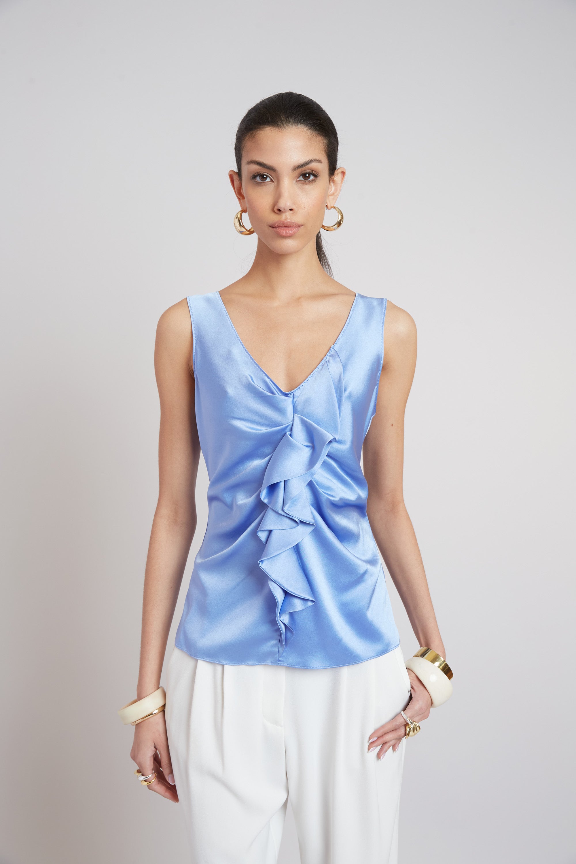 Silk Cascade Top
