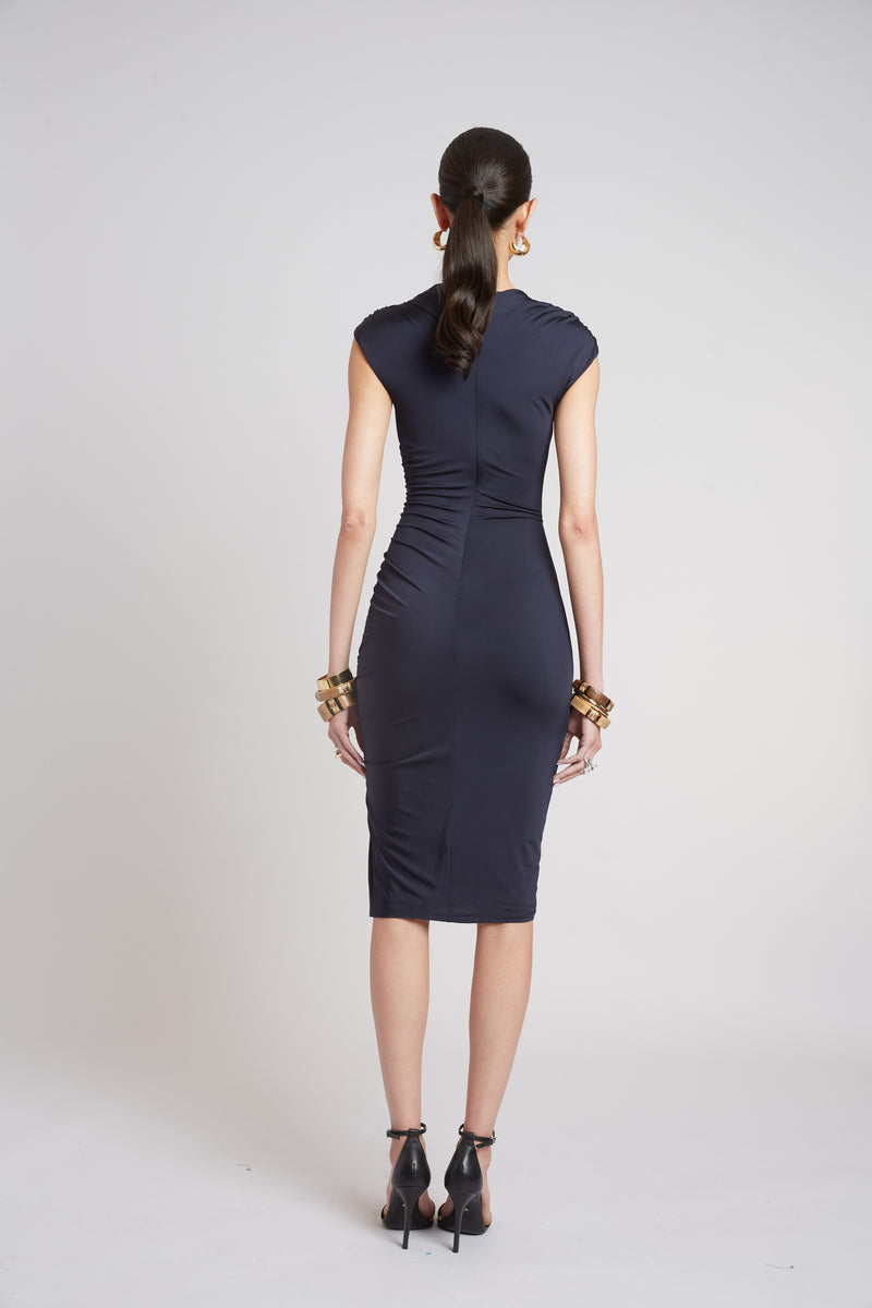 Ruched Jersey Dress