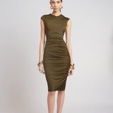 Ruched Jersey Dress