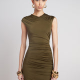 Ruched Jersey Dress