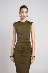 Ruched Jersey Dress