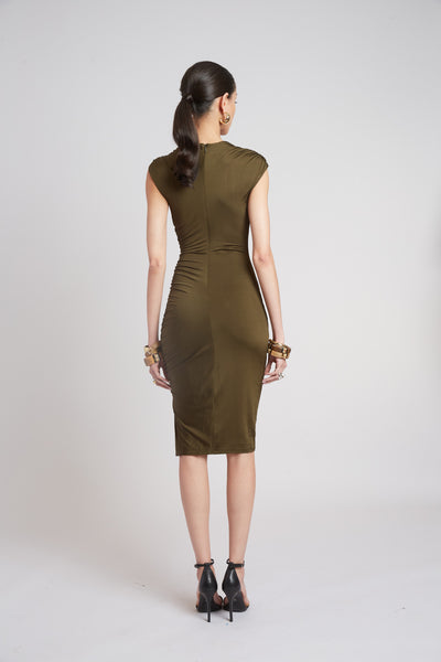 Ruched Jersey Dress Image 4