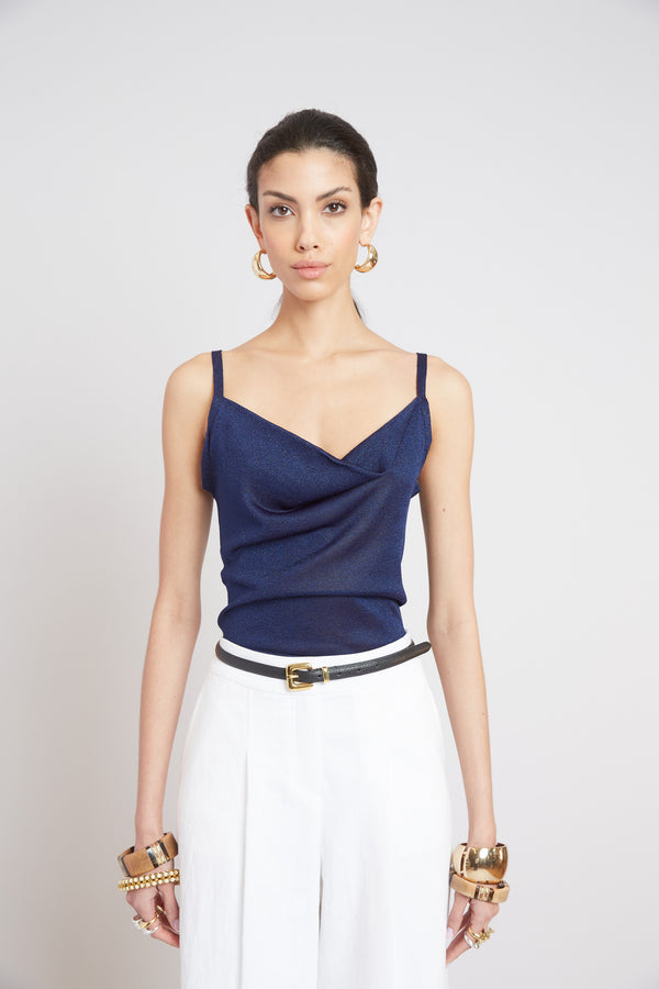Metallic Knit Cami