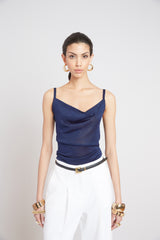Metallic Knit Cami