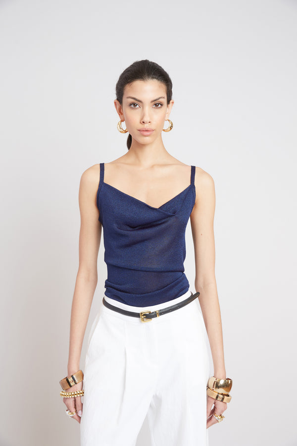 Metallic Knit Cami
