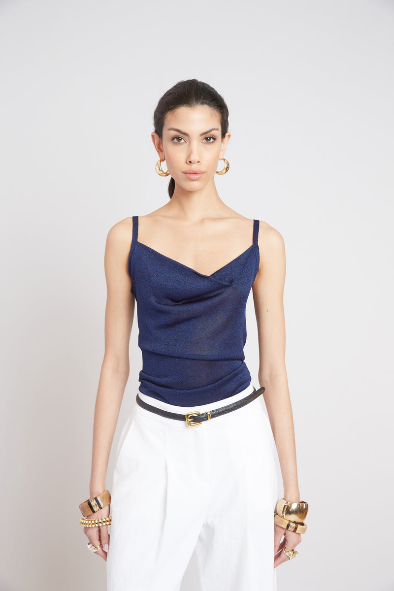 Metallic Knit Cami