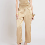Washed Satin Fluid Pant