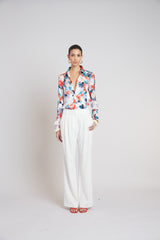 Silk Monet Garden Shirt