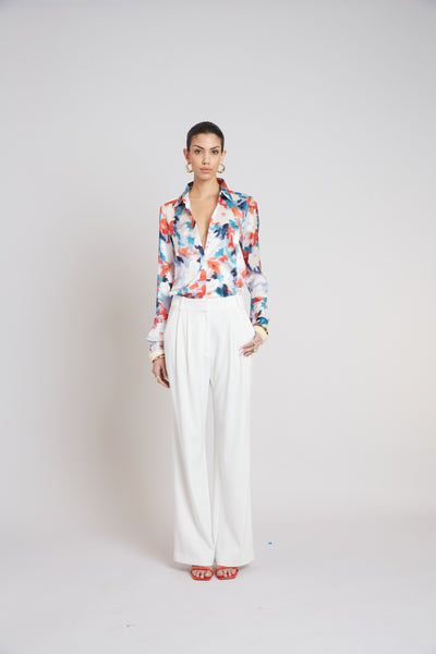 Silk Monet Garden Shirt Image 4