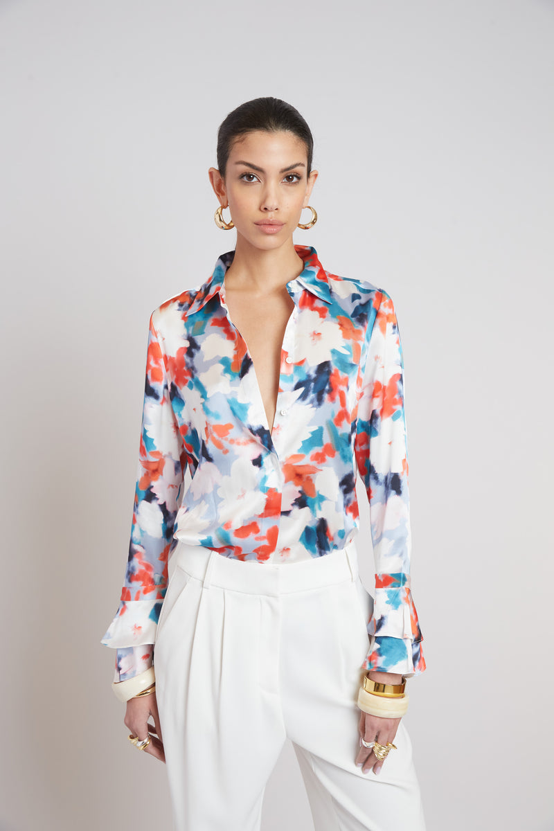 Silk Monet Garden Shirt