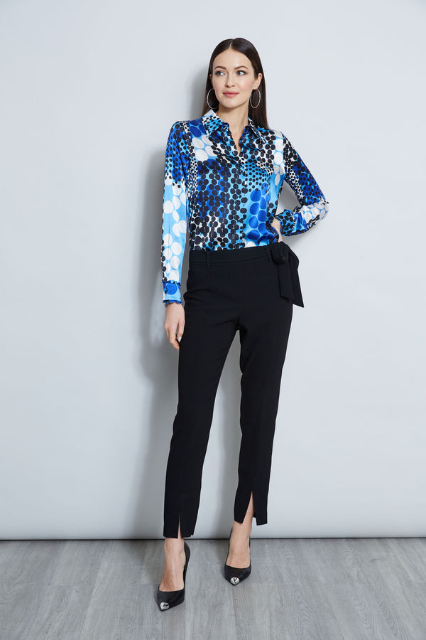 Silk Satin Hydro Dot Shirt