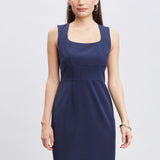 Square Neck Slim Dress