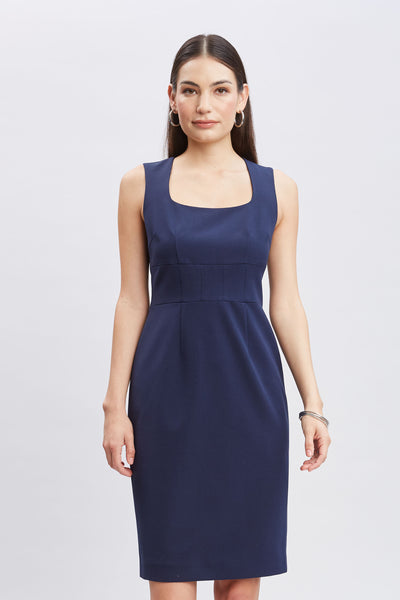 Square Neck Slim Dress Image 2