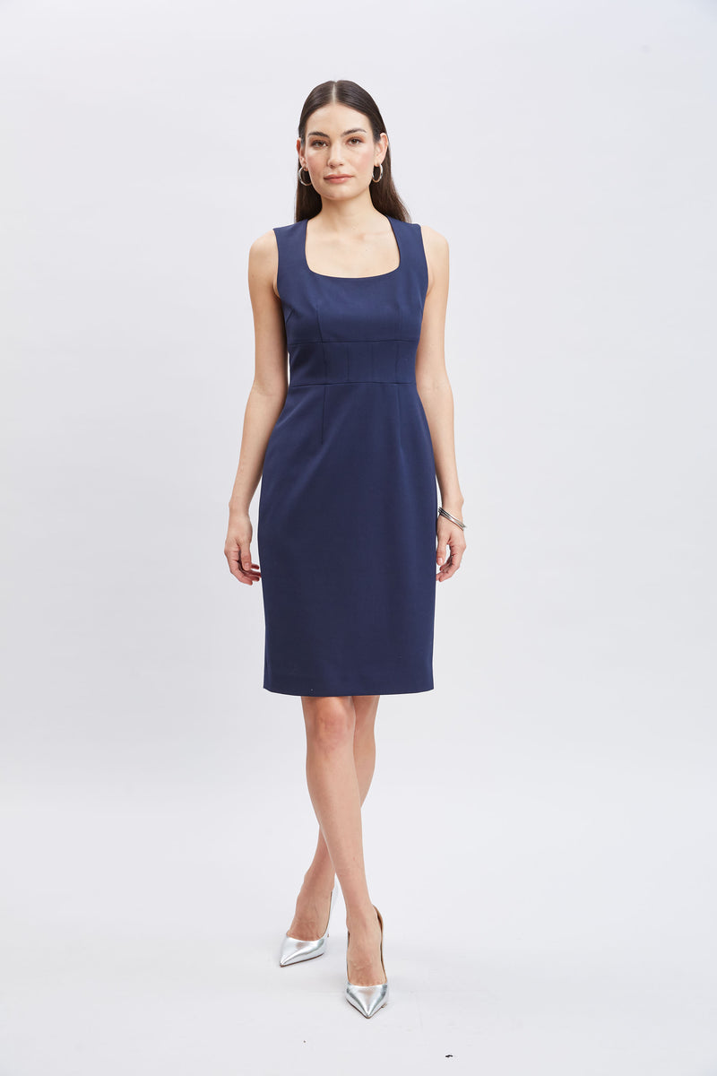 Square Neck Slim Dress