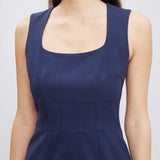 Square Neck Slim Dress