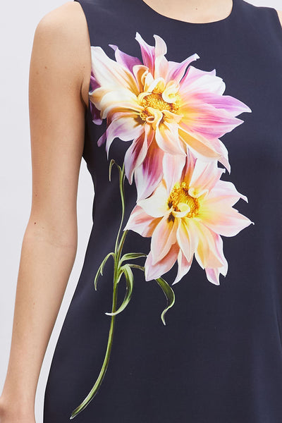 Dahlia Floral Shift Dress Image 4