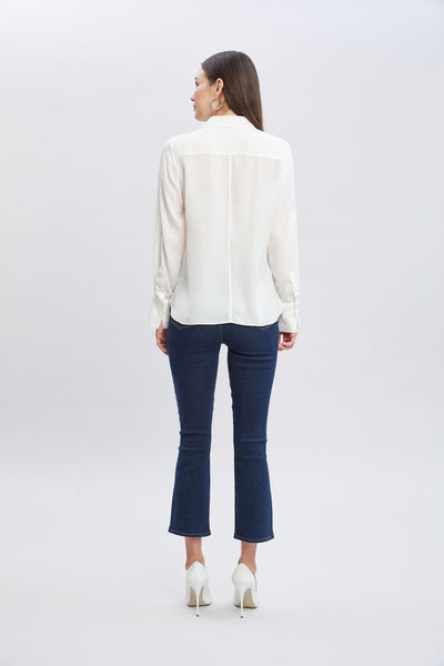 Silk Dahlia Button Down Shirt Image 6