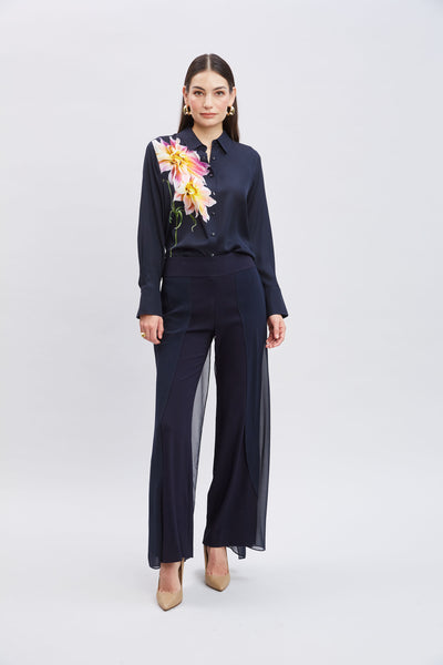 Silk Dahlia Button Down Shirt Image 5