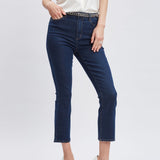 Micro Flare Cropped Jeans