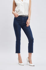 Micro Flare Cropped Jeans